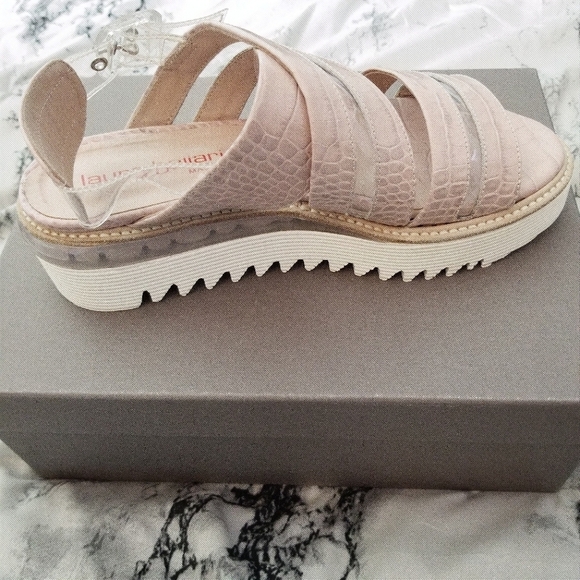 Laura Bellariva Flat Bianco Cocco Nude Sandal - Picture 4 of 11